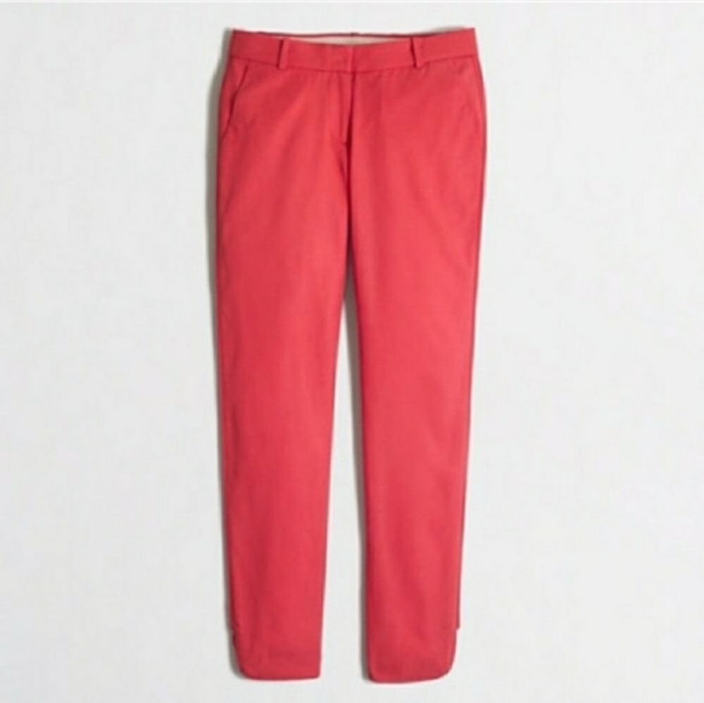 NWT J. Crew California Poppy Cropped Tencel Pant 0